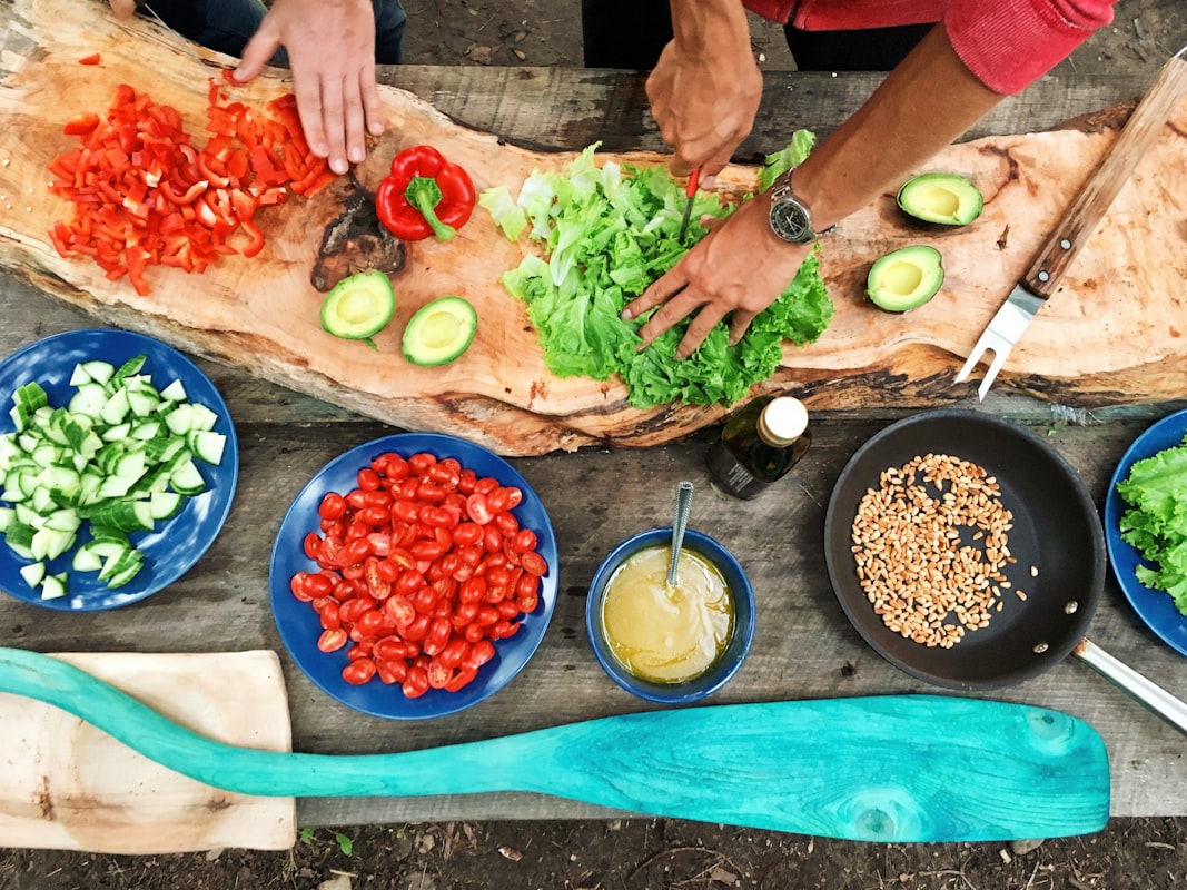 Seasonal produce for healthy cooking